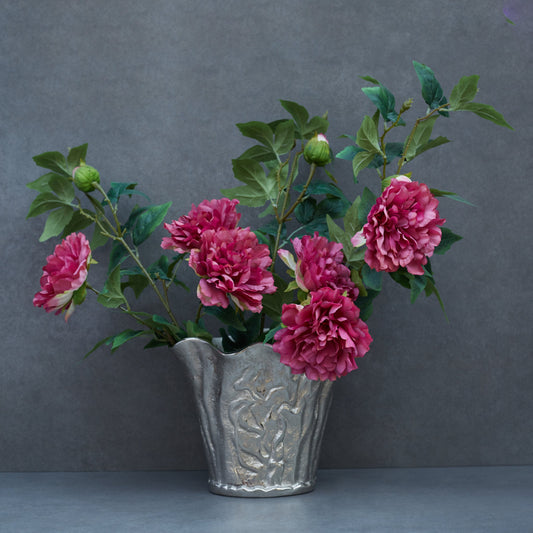 Artificial Peony Stem Magenta