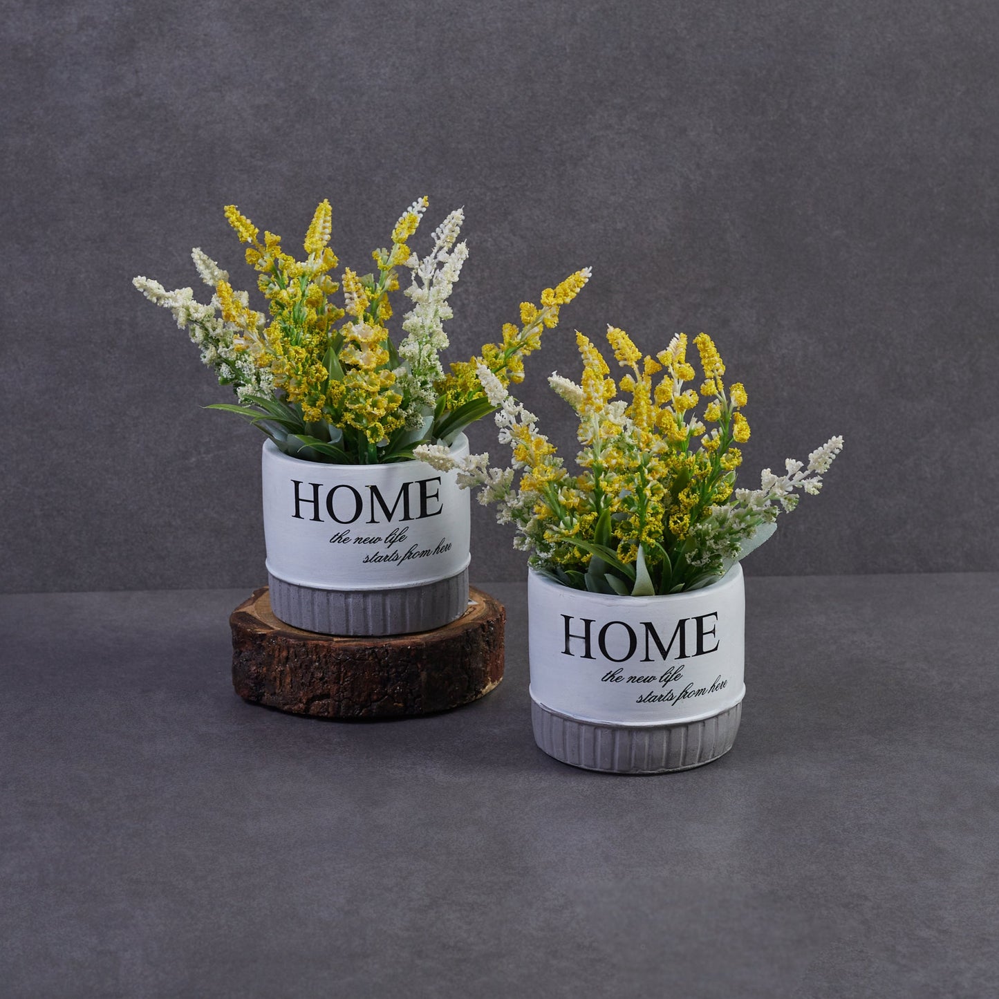 Artificial Foxtail Ceramic Pot