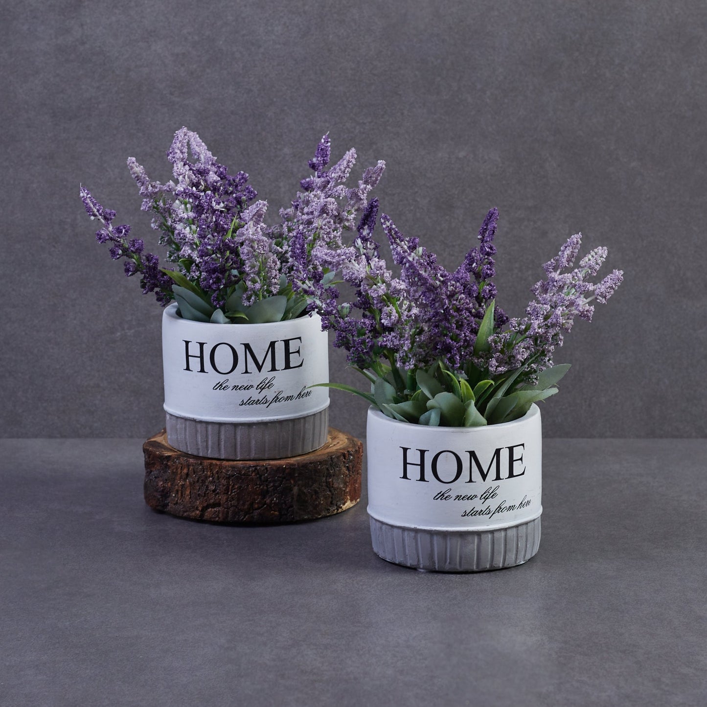 Artificial Foxtail Ceramic Pot