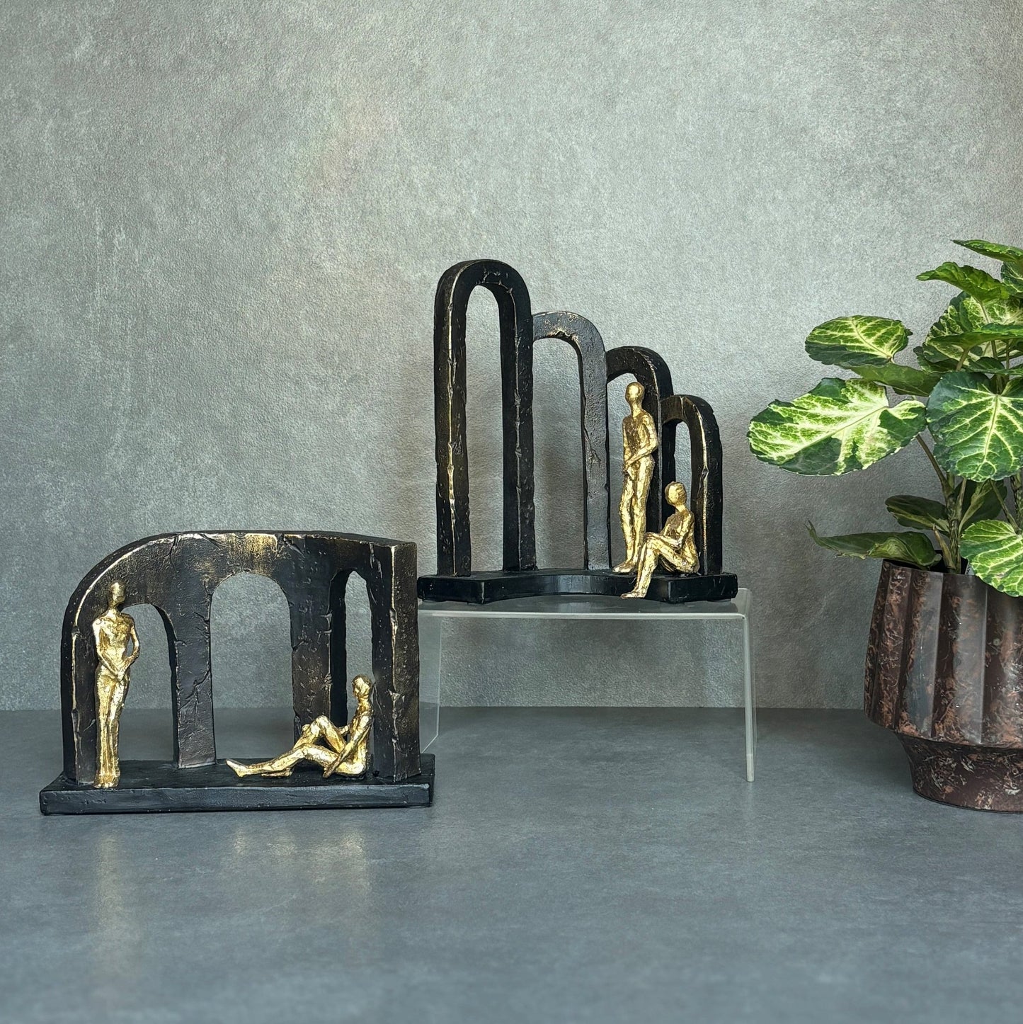 3 Pillar Couple Sculpture