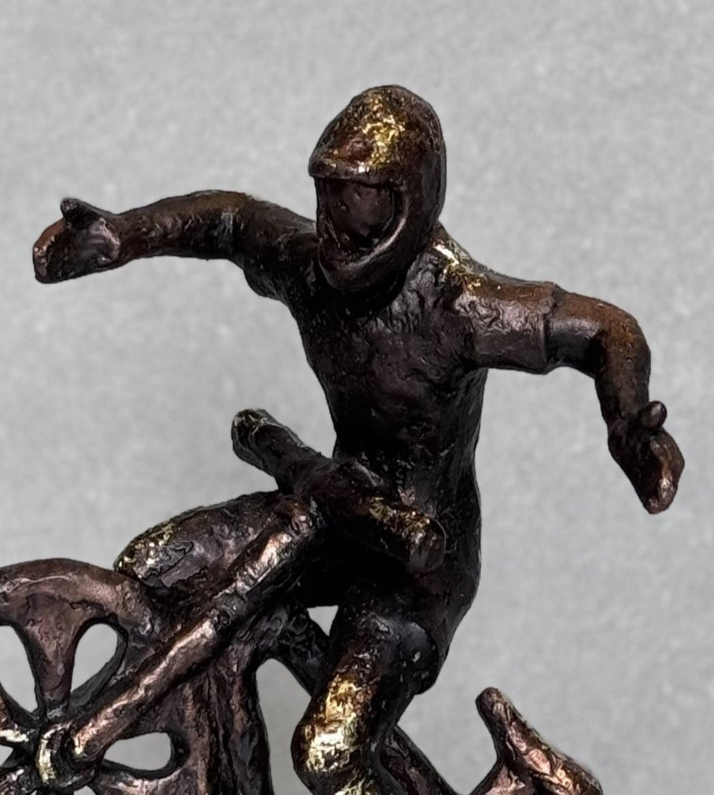 Bicycle Man Sculpture