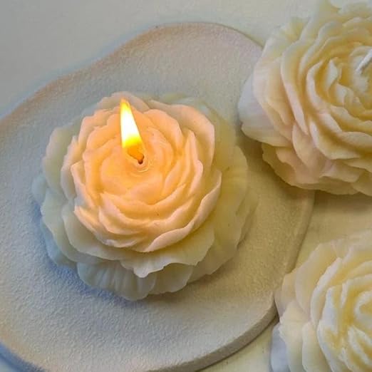 Tea Rose White Peony Soy Candle - Set Of 2