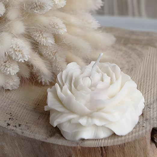 Tea Rose White Peony Soy Candle - Set Of 2