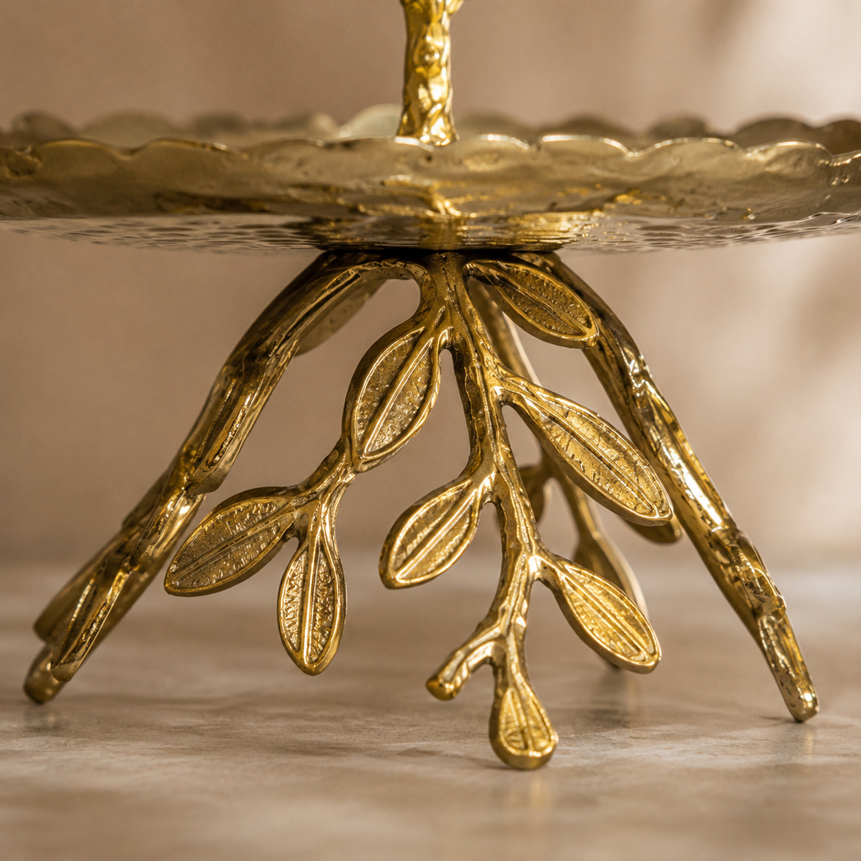Leaf Single Tier Serving Stand
