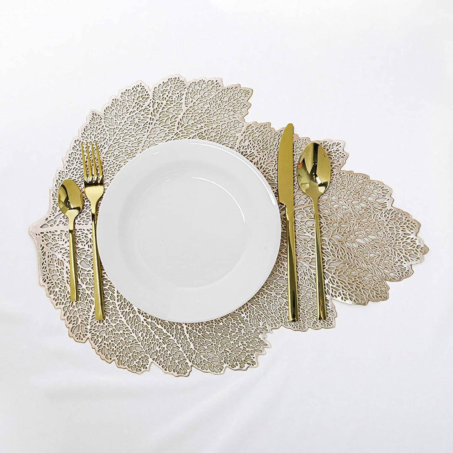 Gold Leaf Placemats Set Of 2