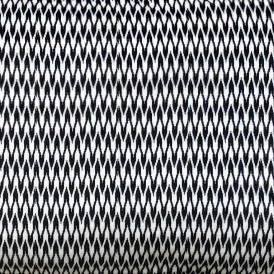 Black And White Velvet Cushion Cover 12 x 18
