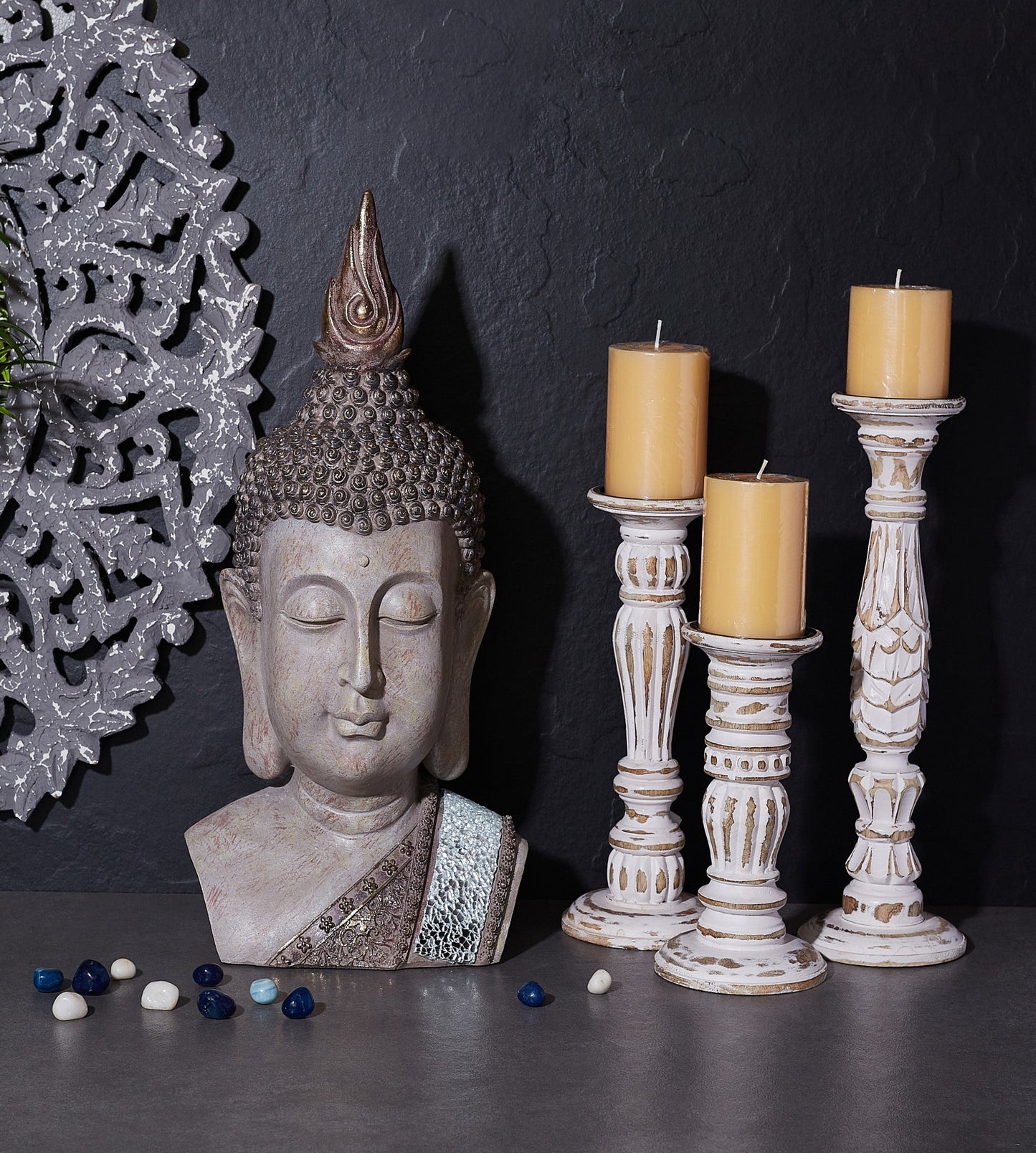Buddha Bust Sculpture