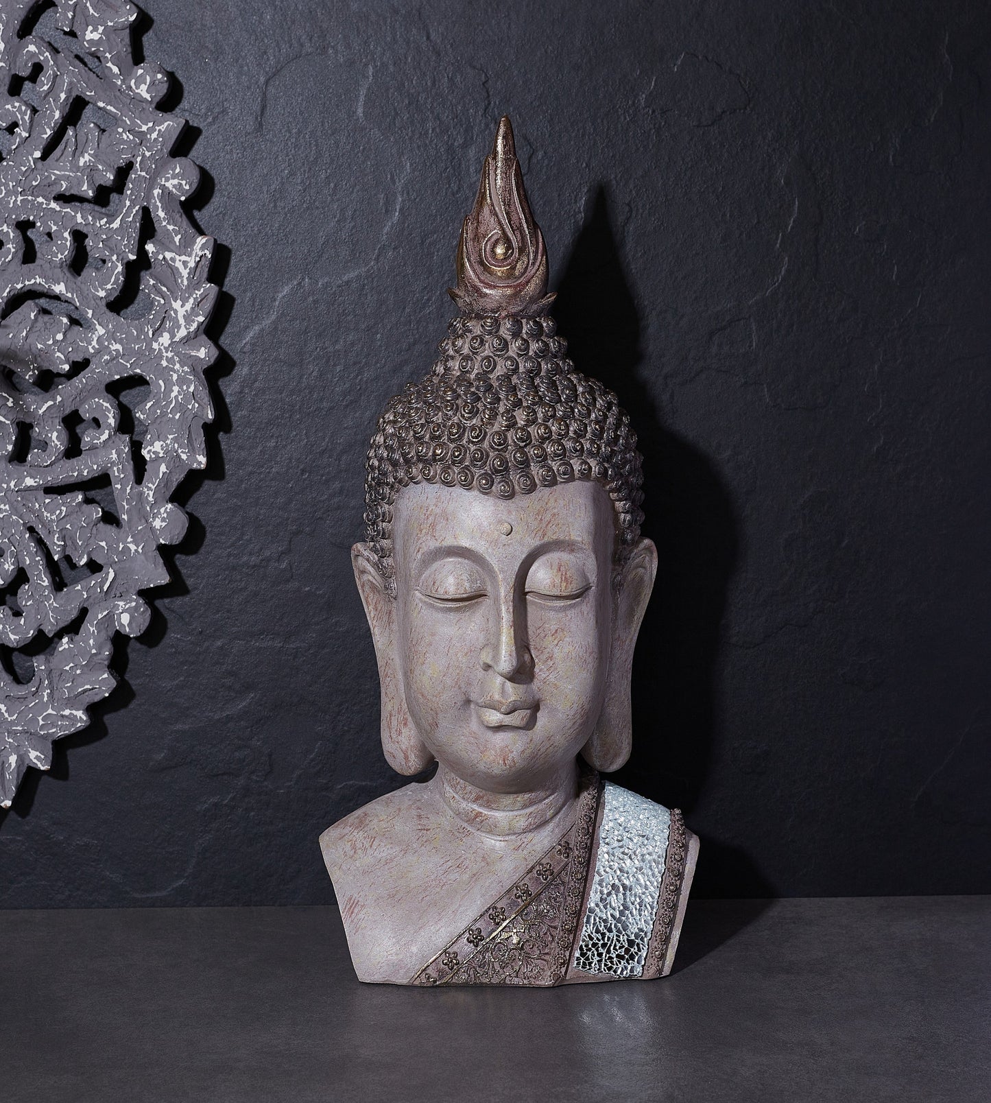 Buddha Bust Sculpture