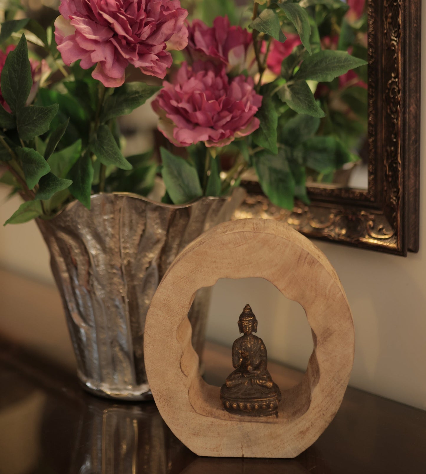 Buddha in Wooden Frame