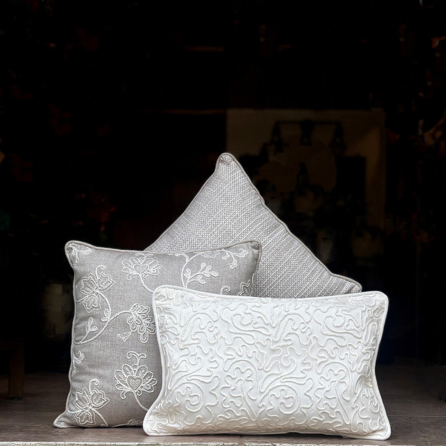 Modern White Velvet Cushion Cover 12 x 18