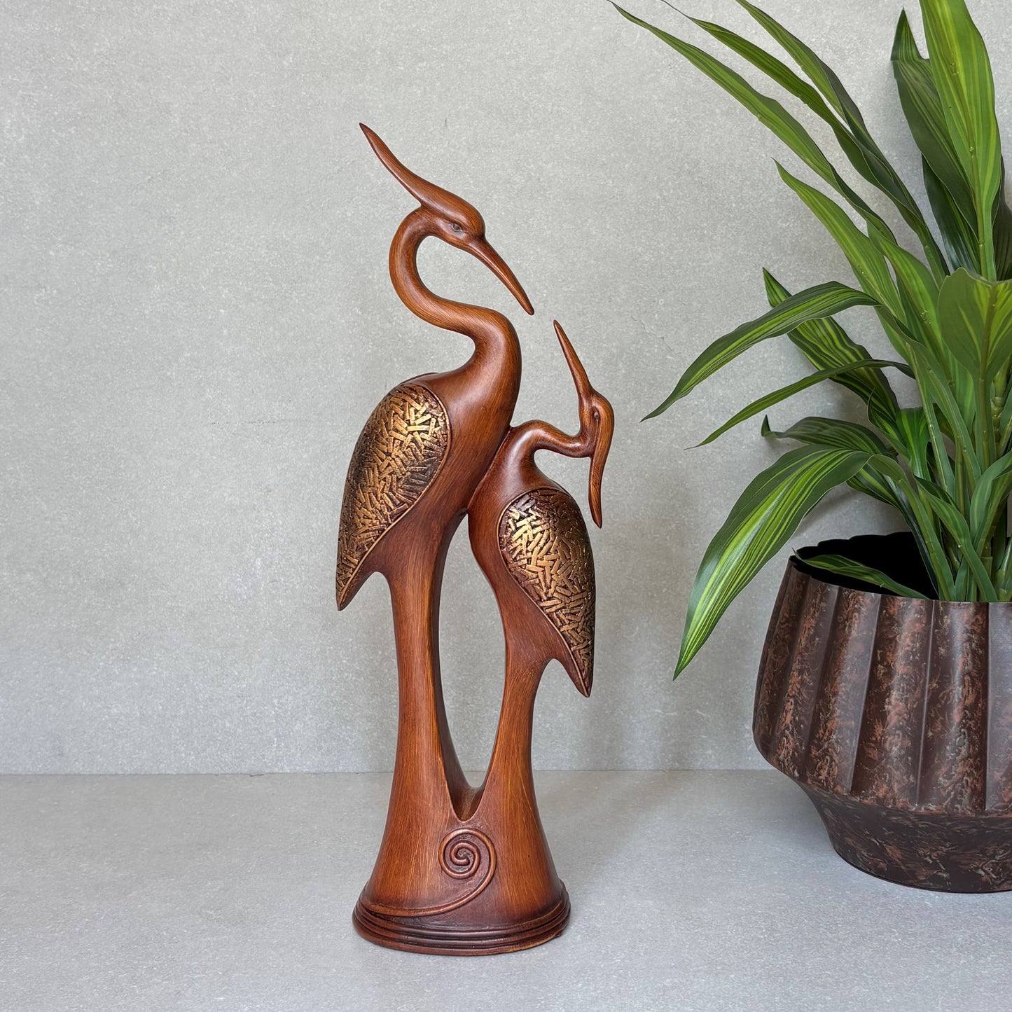 Graceful Cranes Tabletop Sculpture