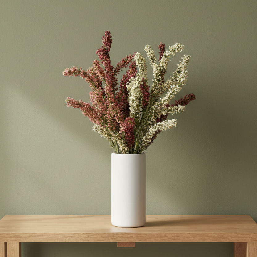 Artificial Amaranthus Stem - White