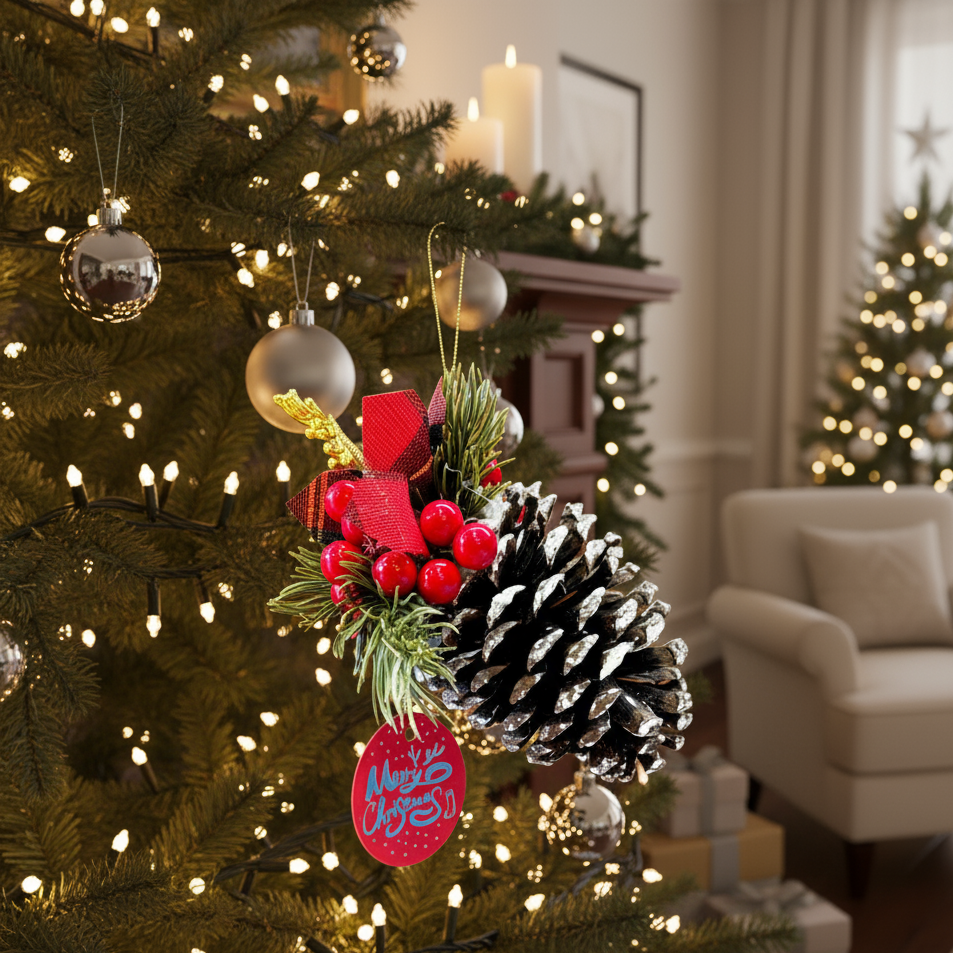 Christmas Ornament - Hanging Pine