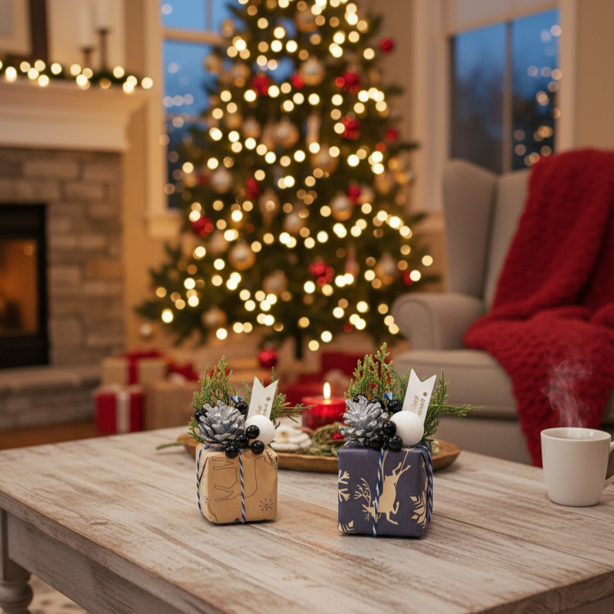 Christmas Ornament - Gift Box Hanging