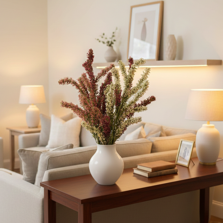 Artificial Amaranthus Stem - Red