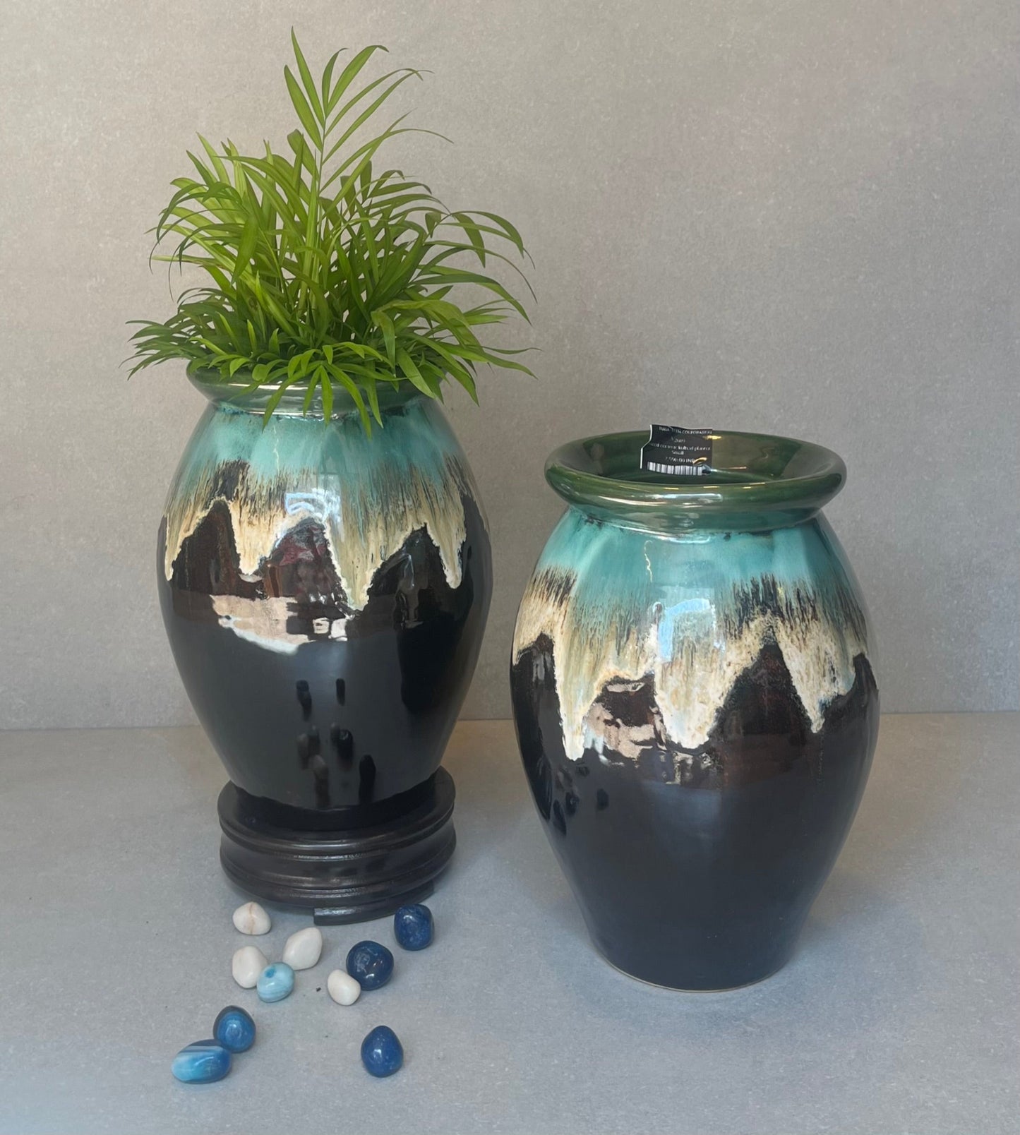 Glazed Ceramic Kulhad Planter Small