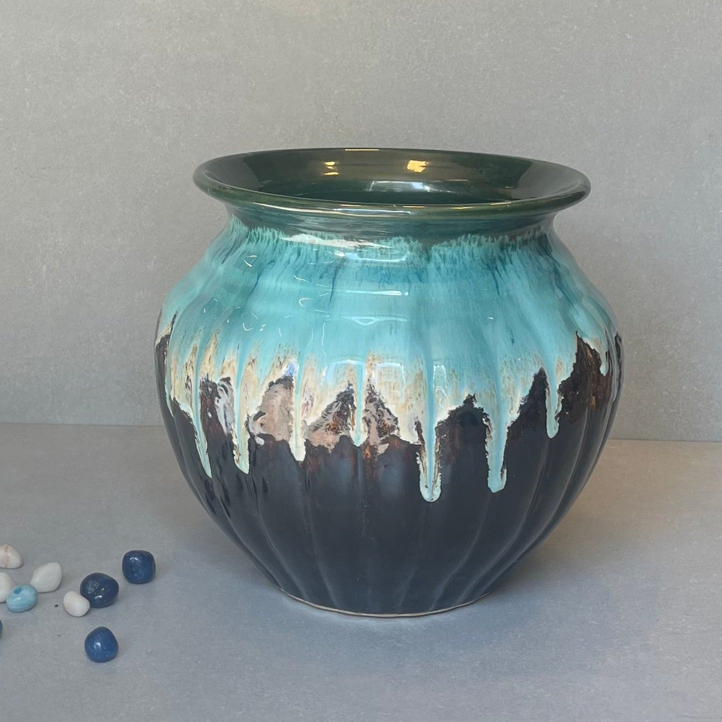 Glazed Handi Planter