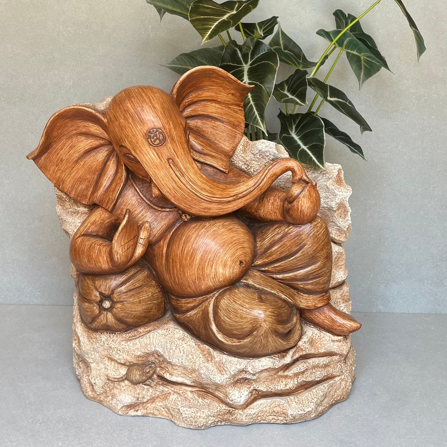 Resting Ganesha Sculpture