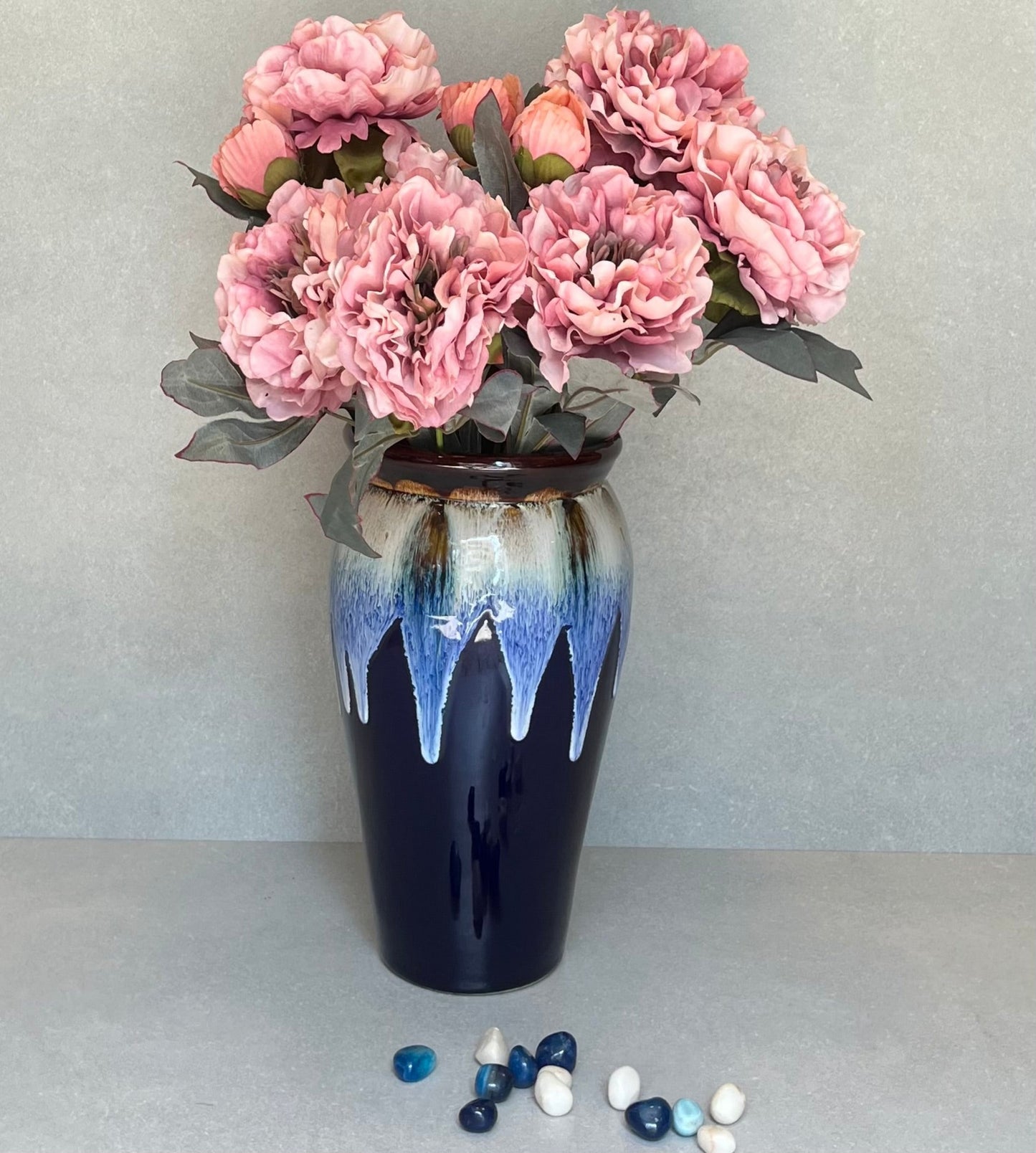 Artificial Peony Bunch Pink