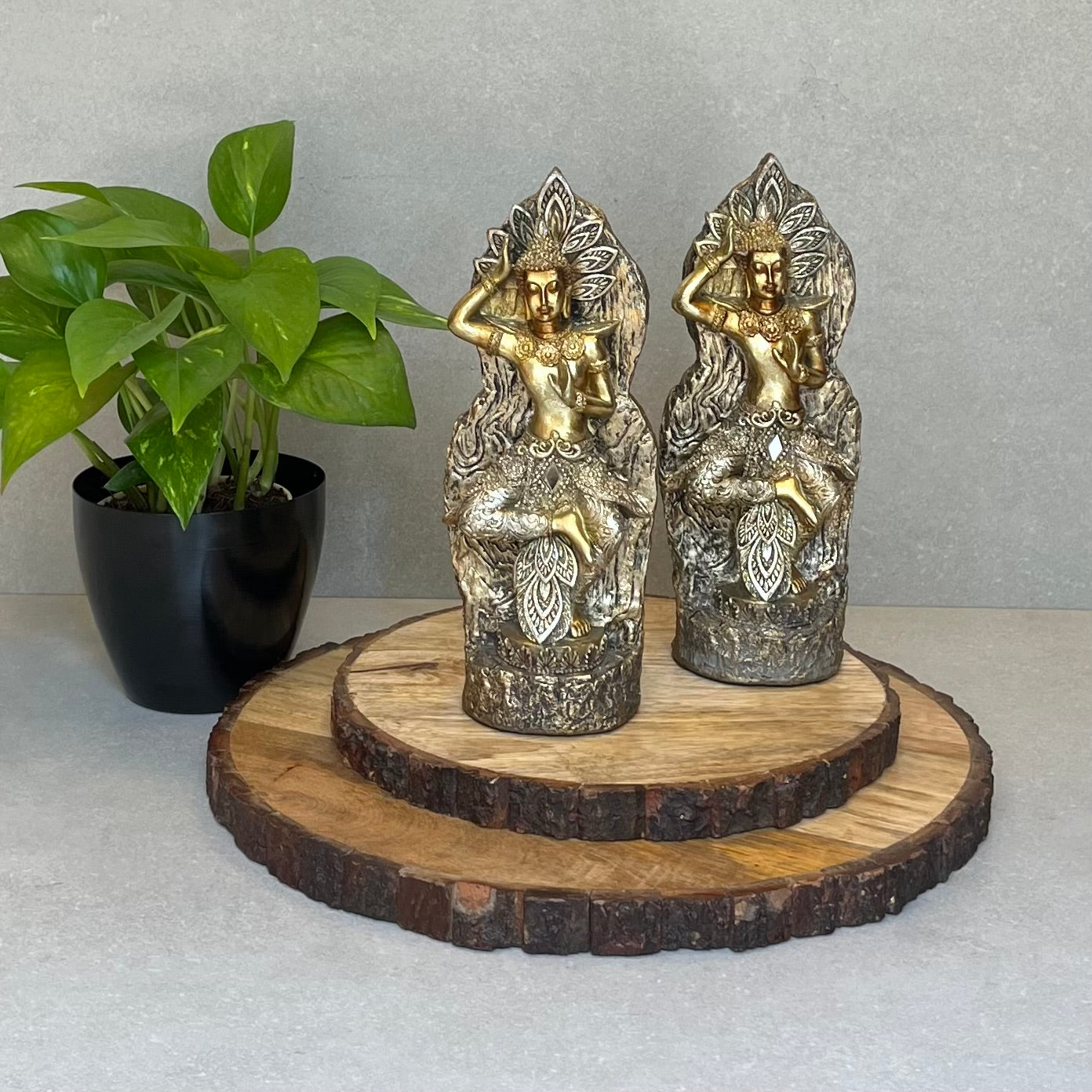 Antique Gold Buddha Statue