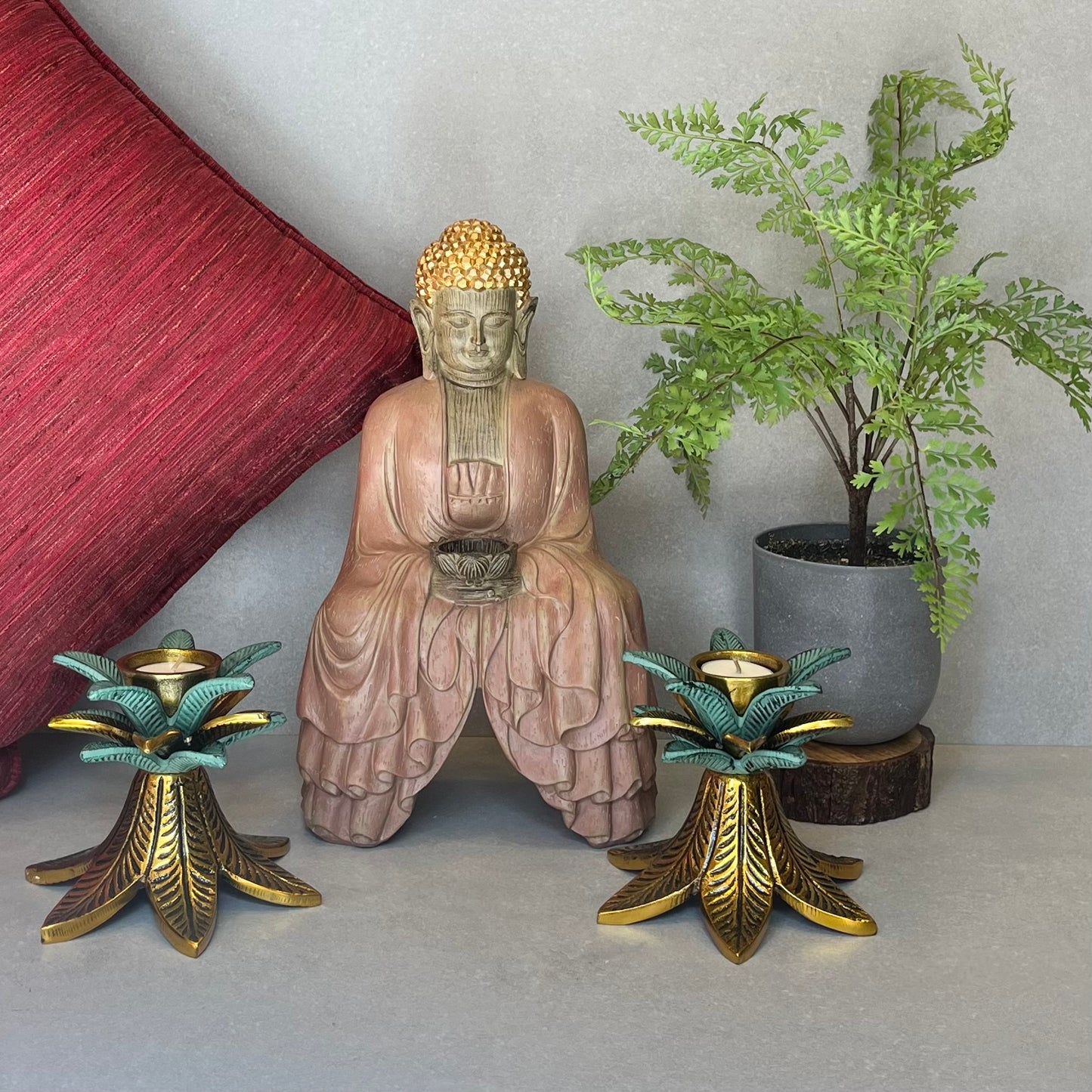 Tranquil Sitting Buddha Figurine