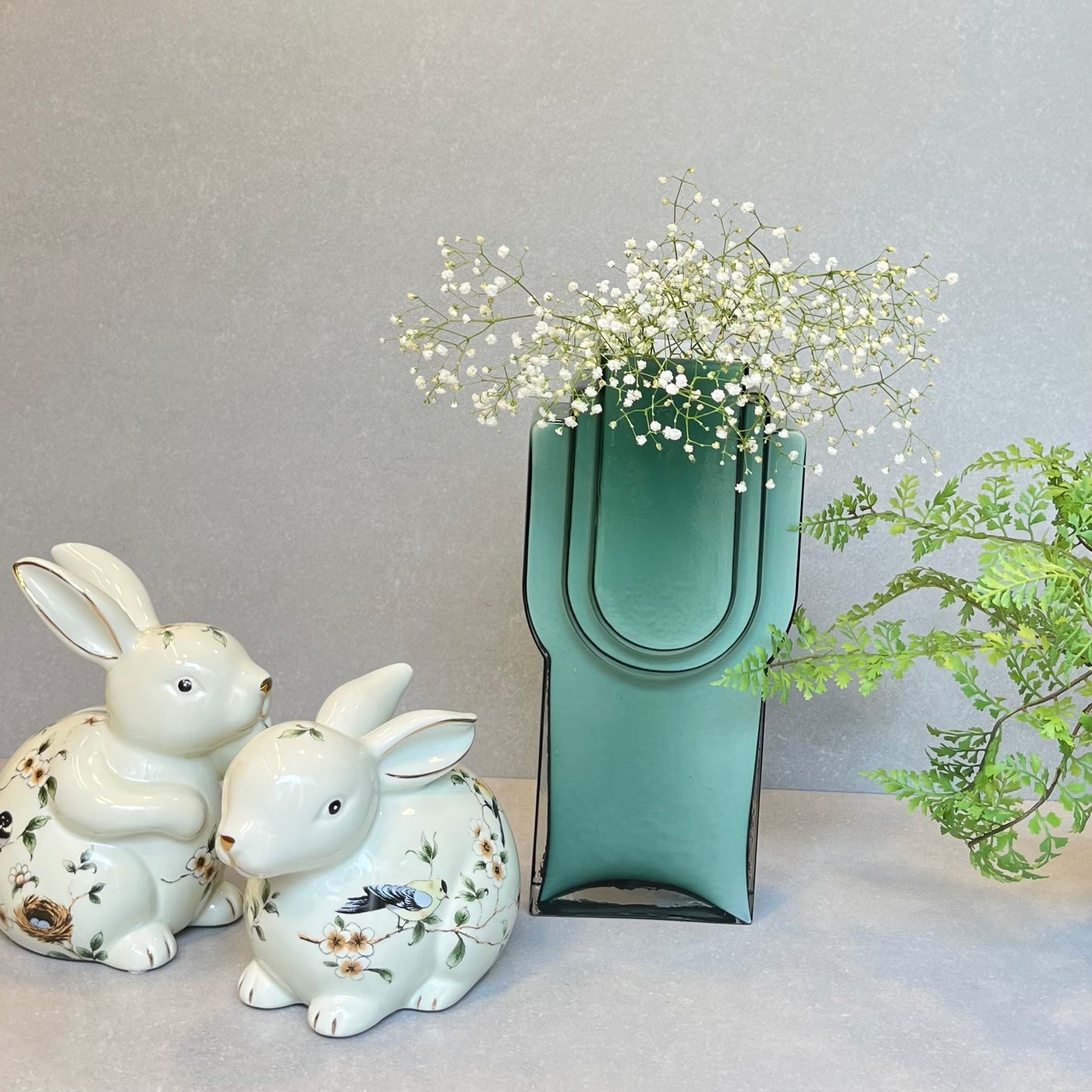 Modern Green Glass Vase