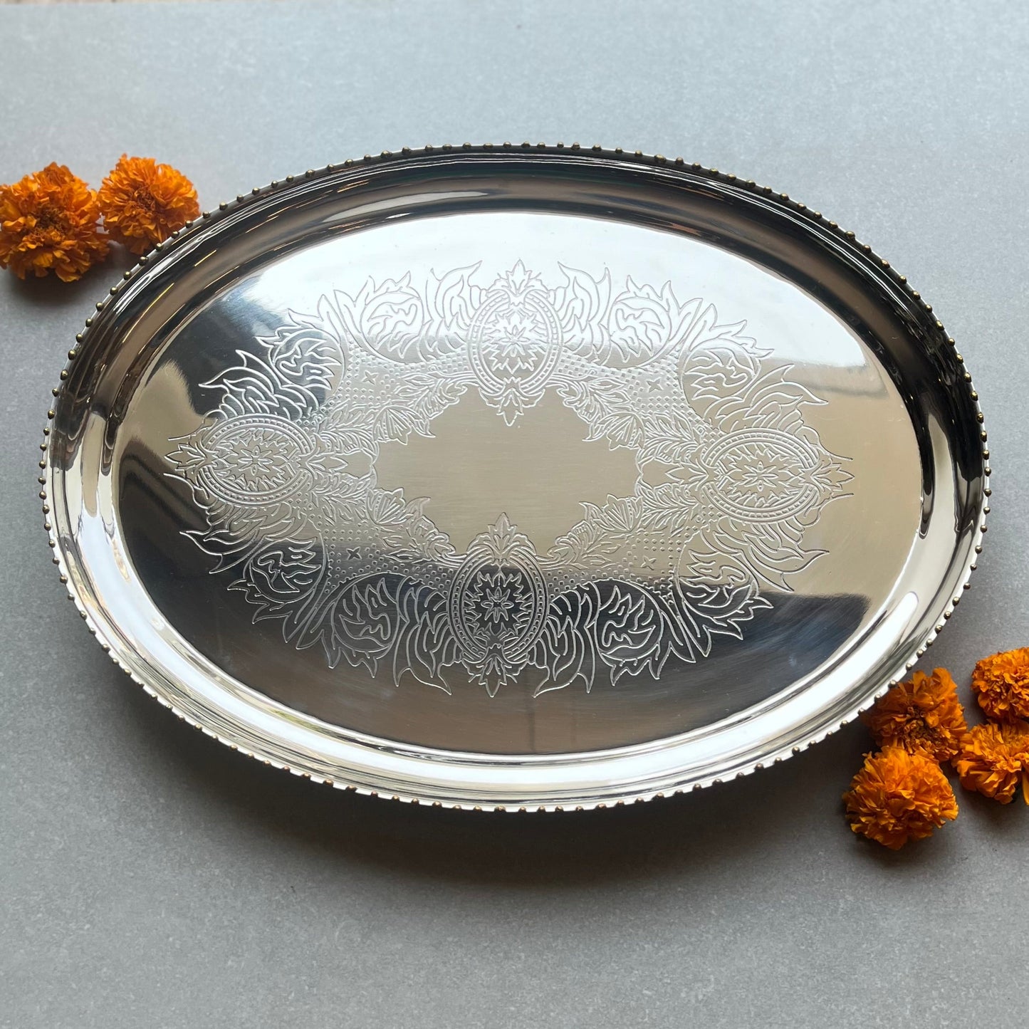 Brass & Steel Celebration Tray