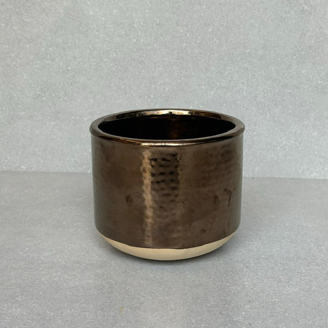 Ceramic Small Copper Planter