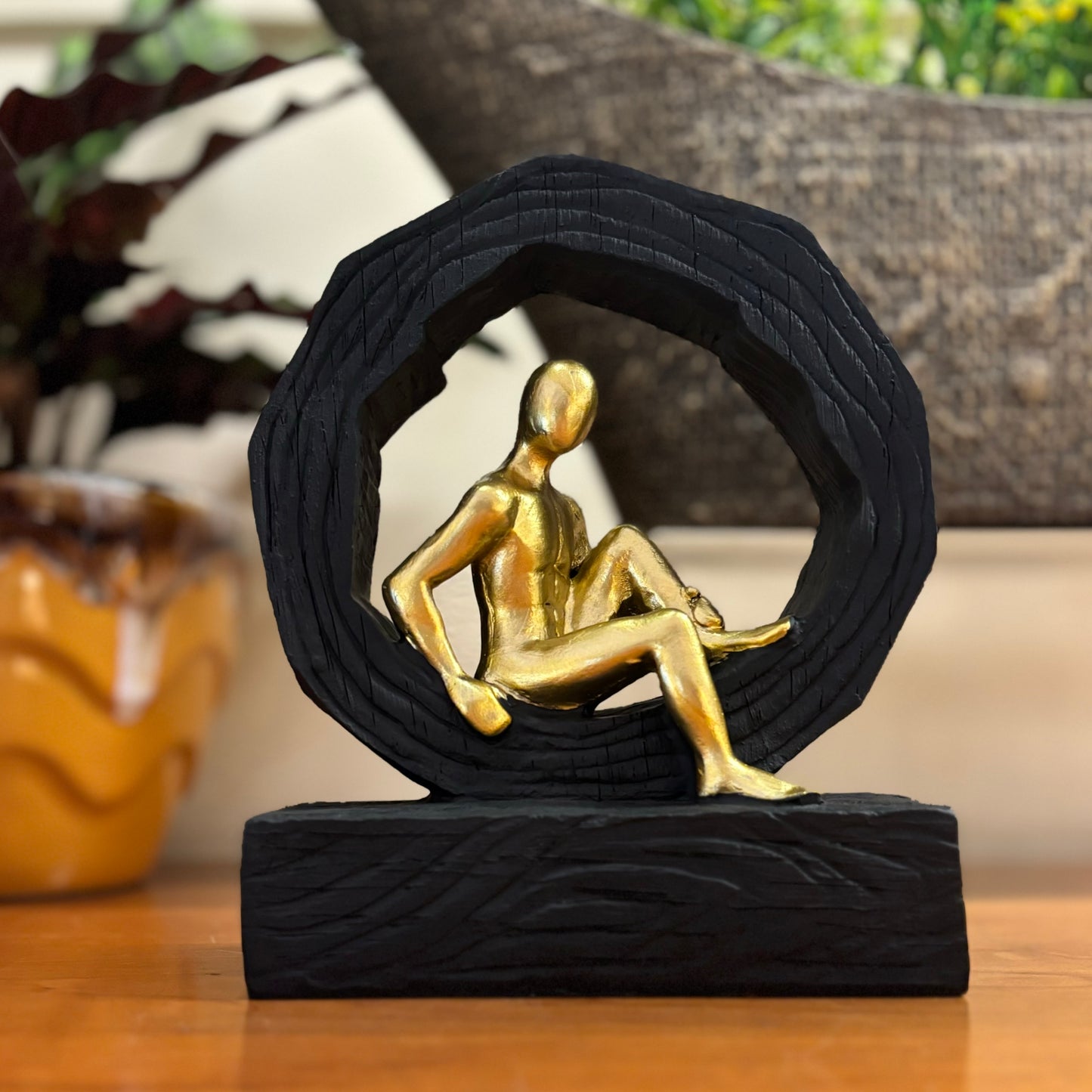 Sitting Figure Sculpture