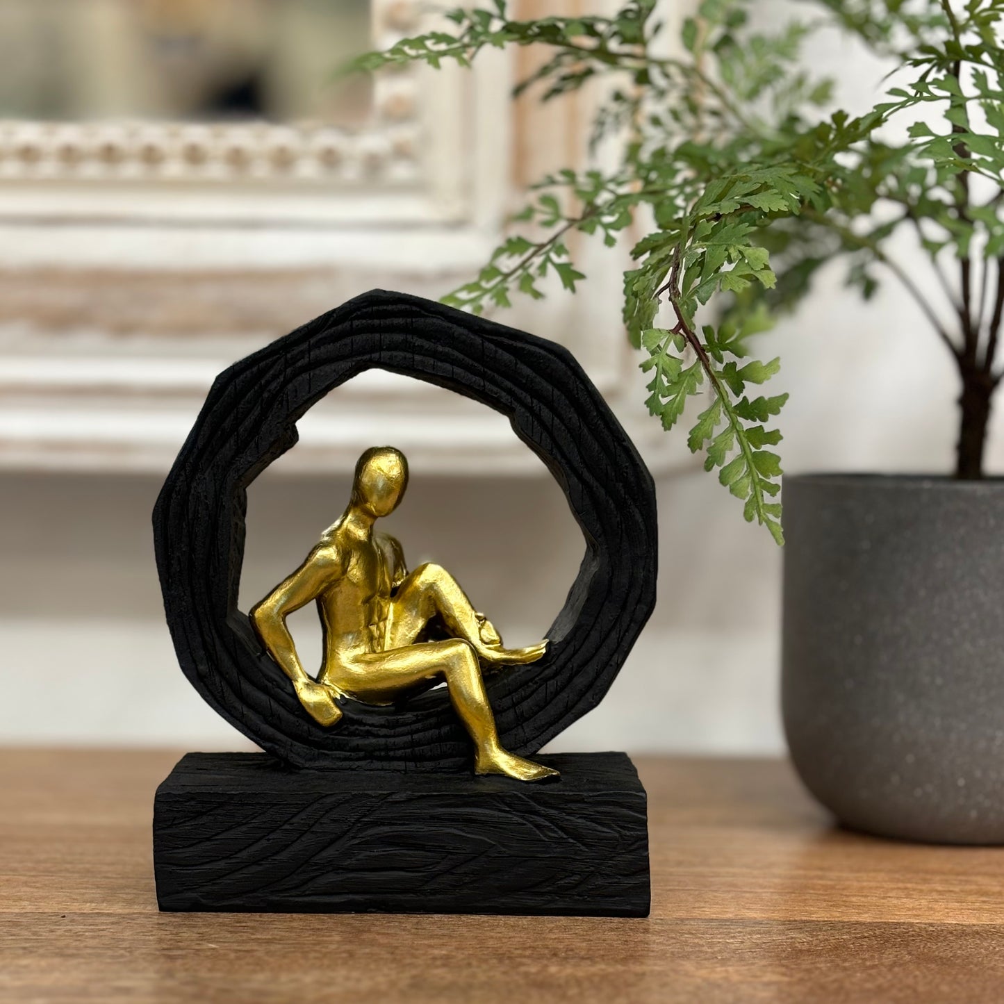 Sitting Figure Sculpture