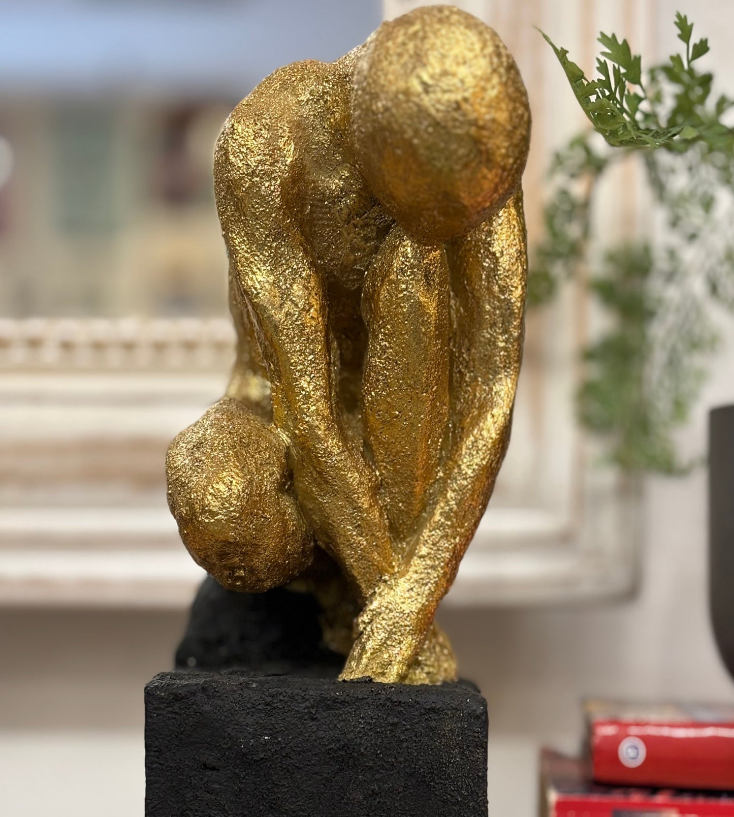 Gold Man Sculpture