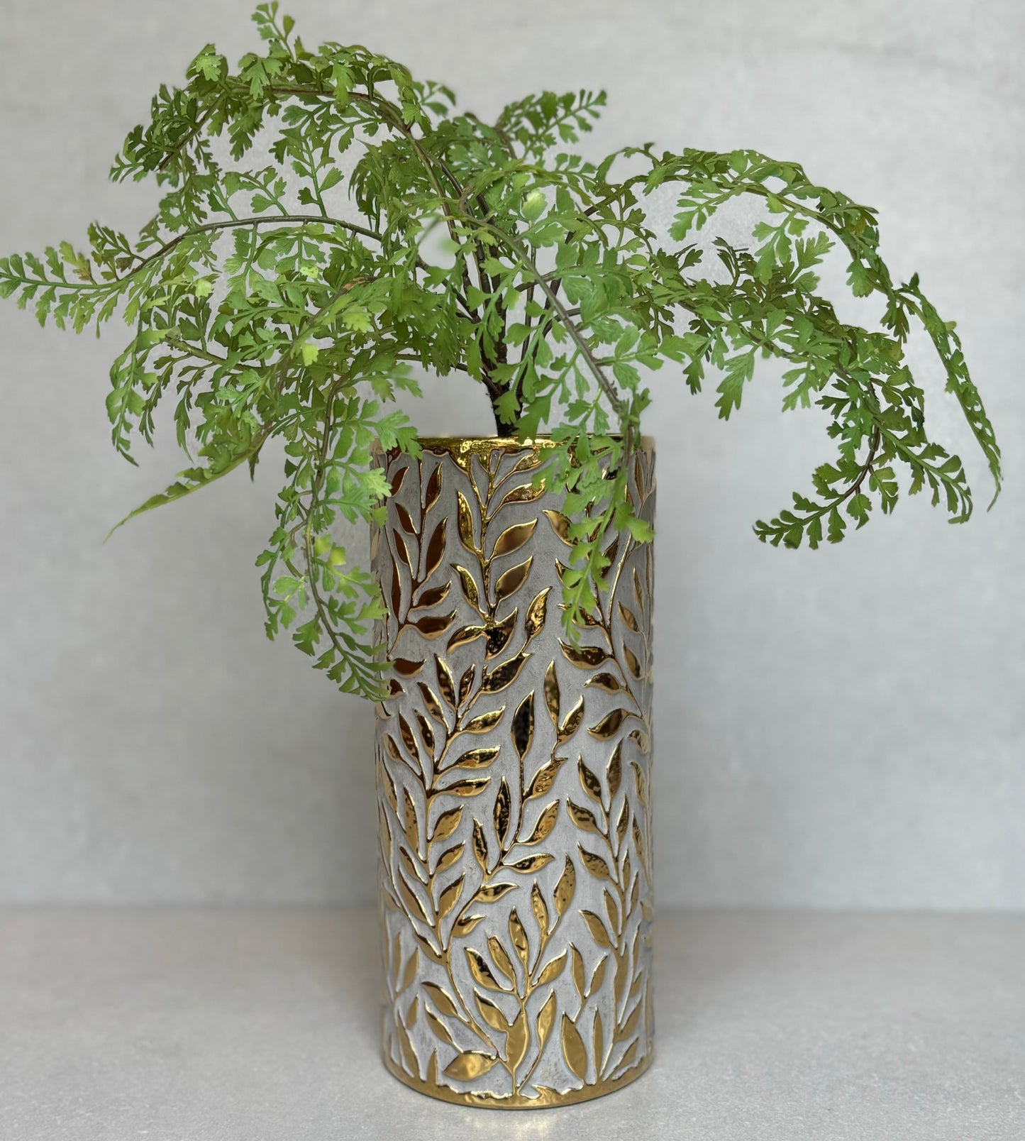 Ceramic Leaf Vase