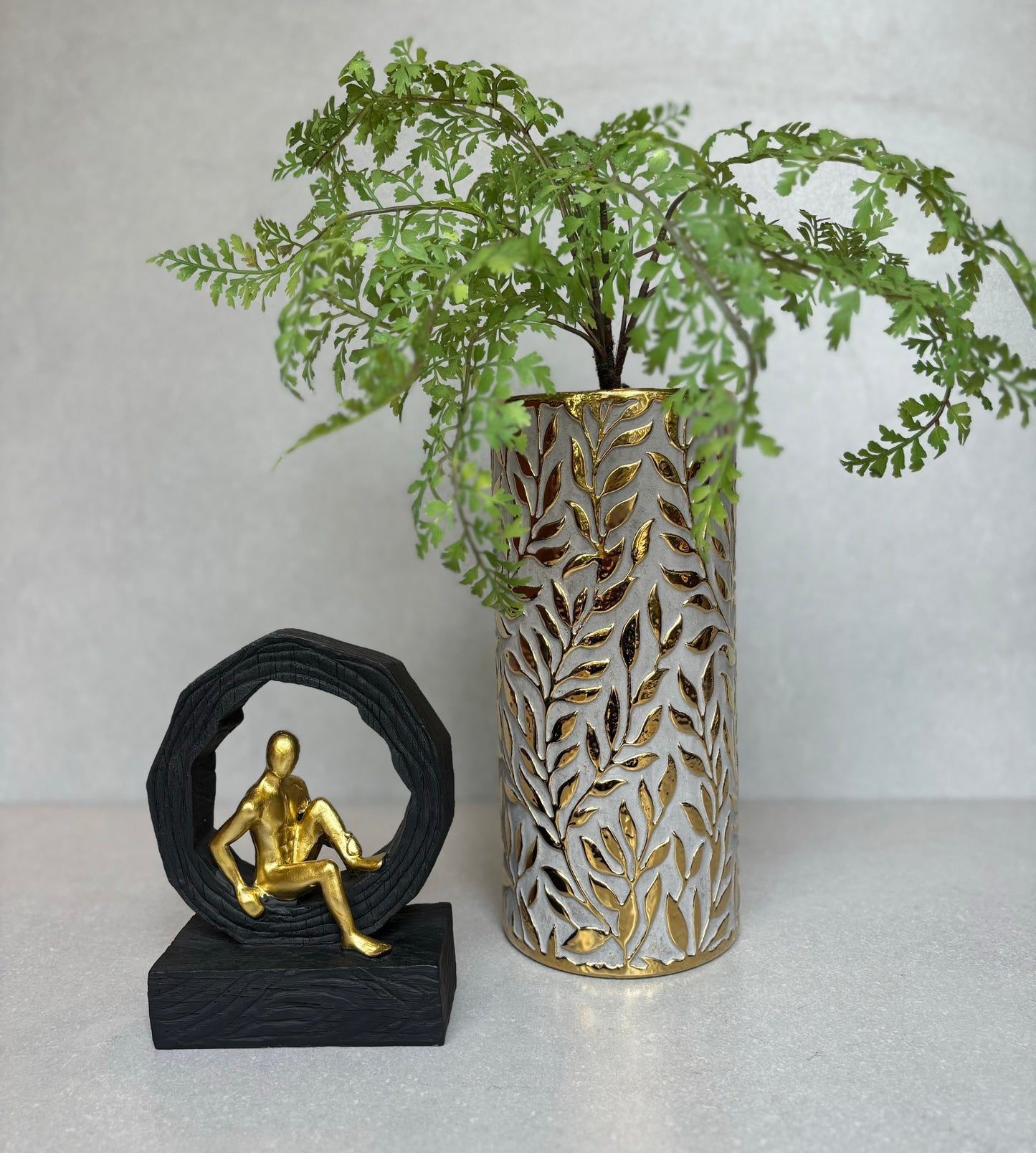 Ceramic Leaf Vase