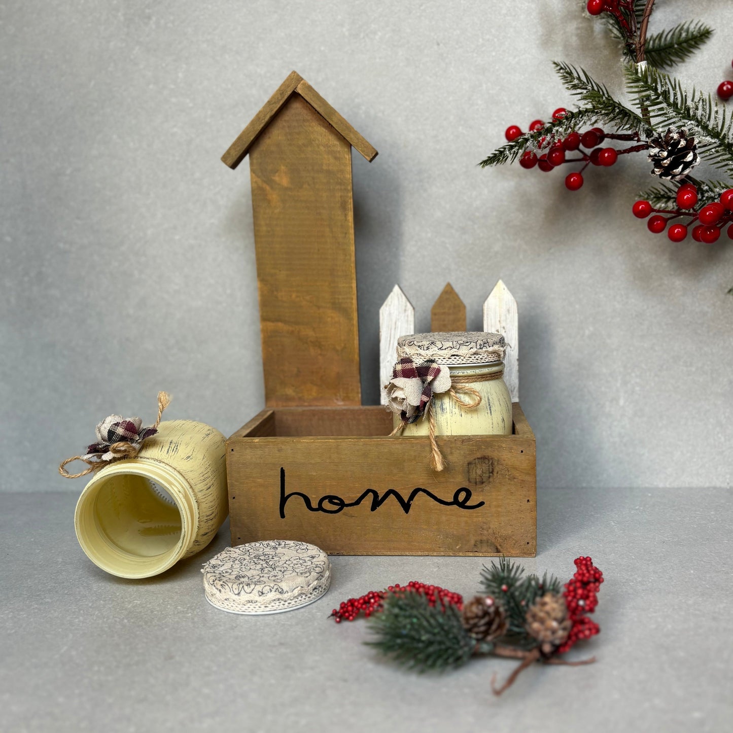 Twin Bottle Jar Set