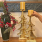 Gold Christmas Tree Candlestand