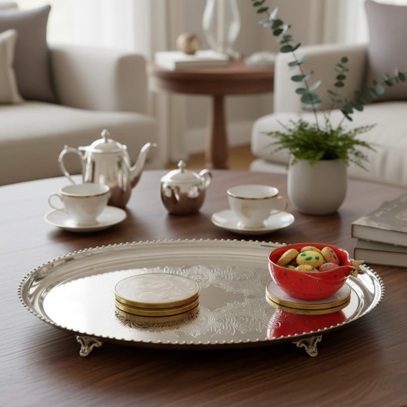 Brass & Steel Celebration Tray