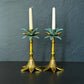 Vintage Leaf Tall Taper Candle stand