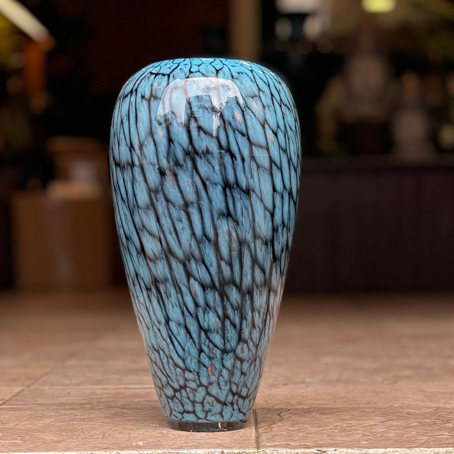 Blue Glass Vase