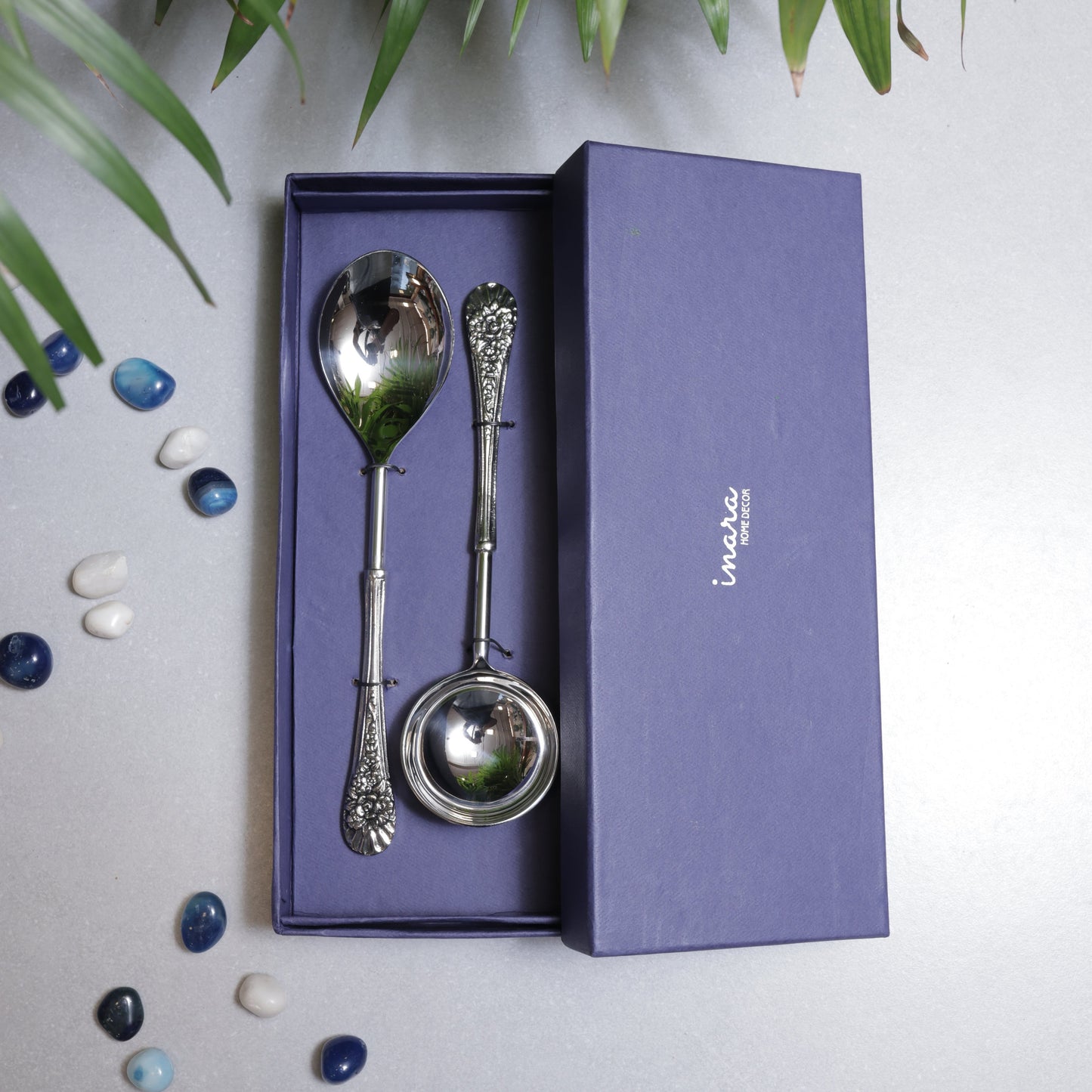Antique Silver Serving Cutlery Set