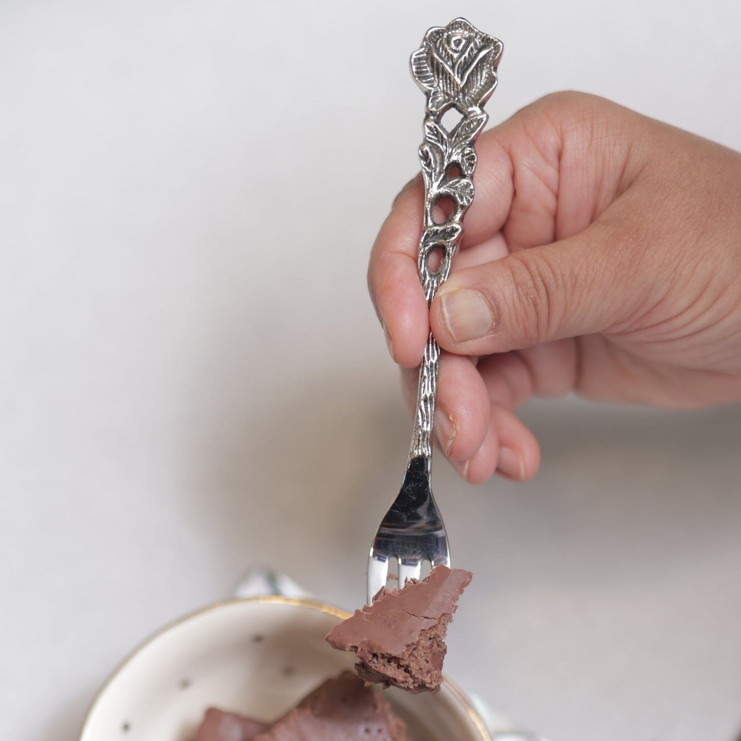 Rose Fruit Fork - Set of 6