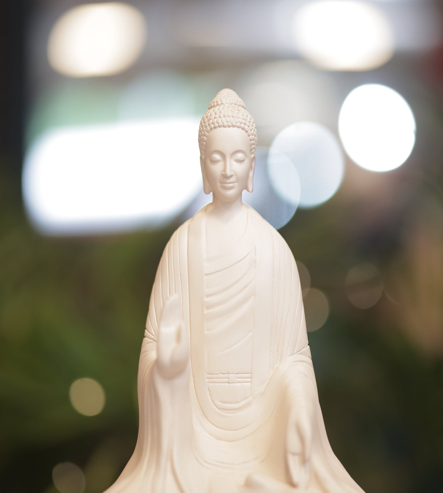 Buddha On The Rock Sculpture