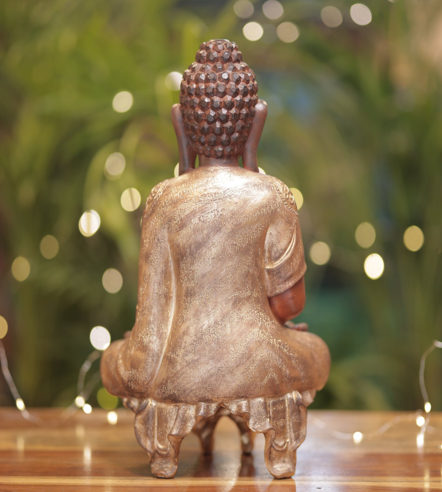 Antique Gold Buddha Figurine