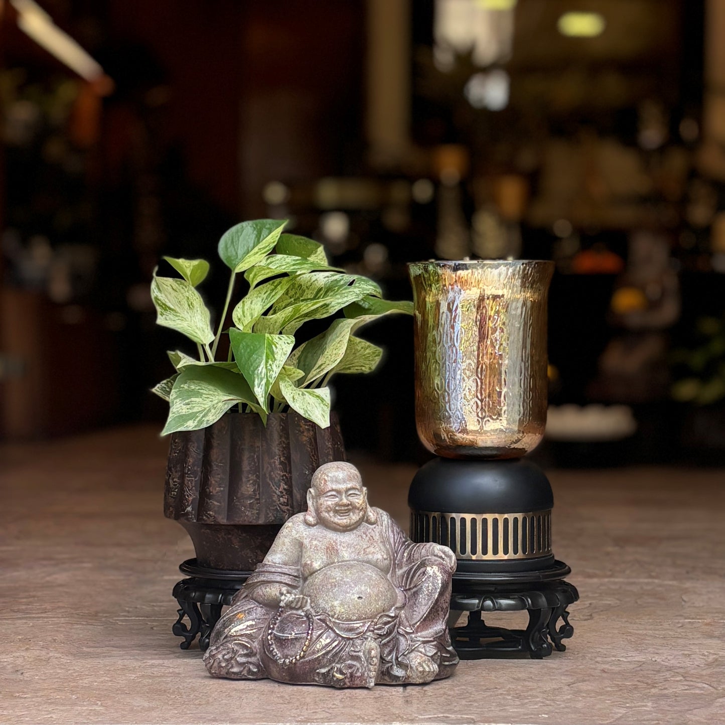 Laughing Buddha Sculpture