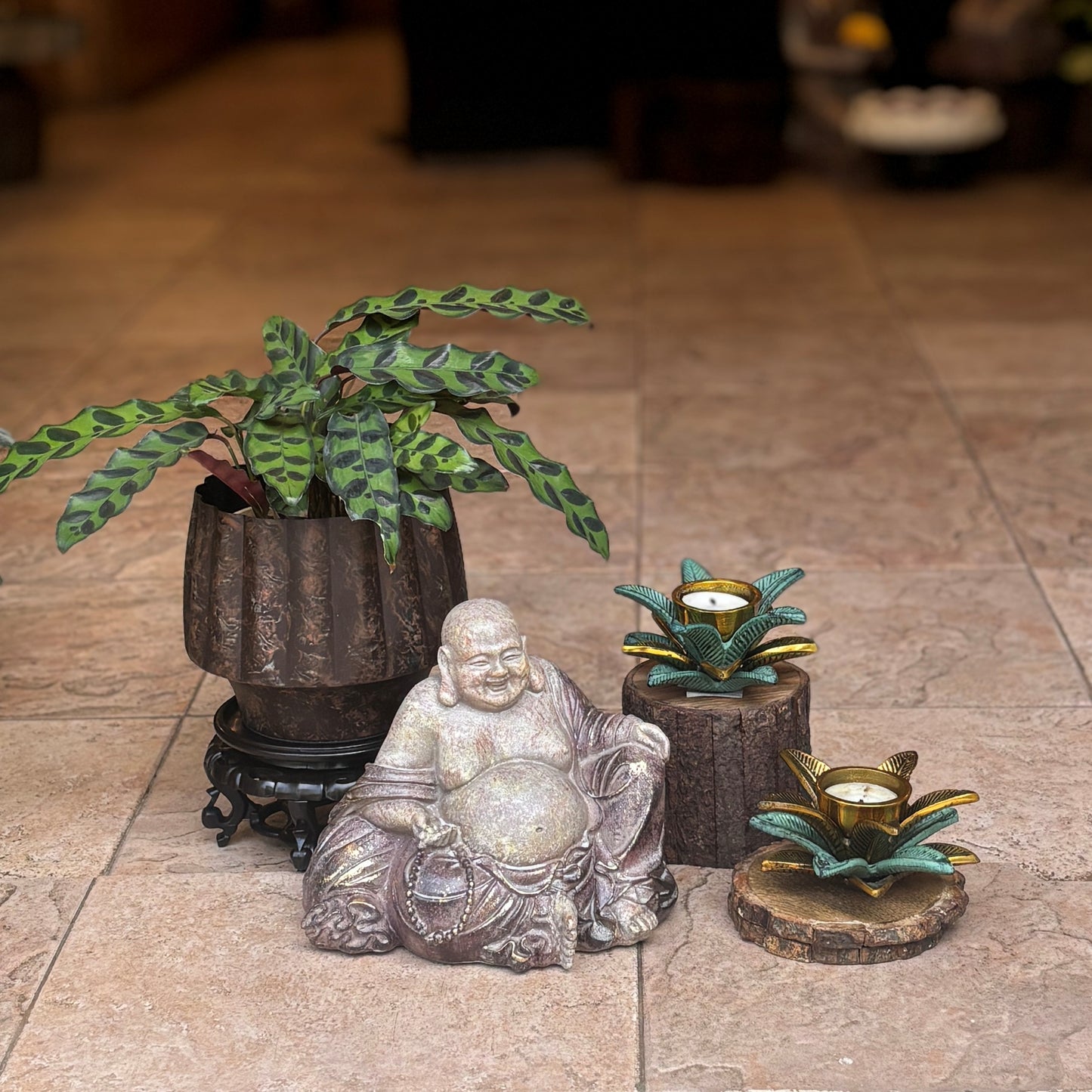 Laughing Buddha Sculpture