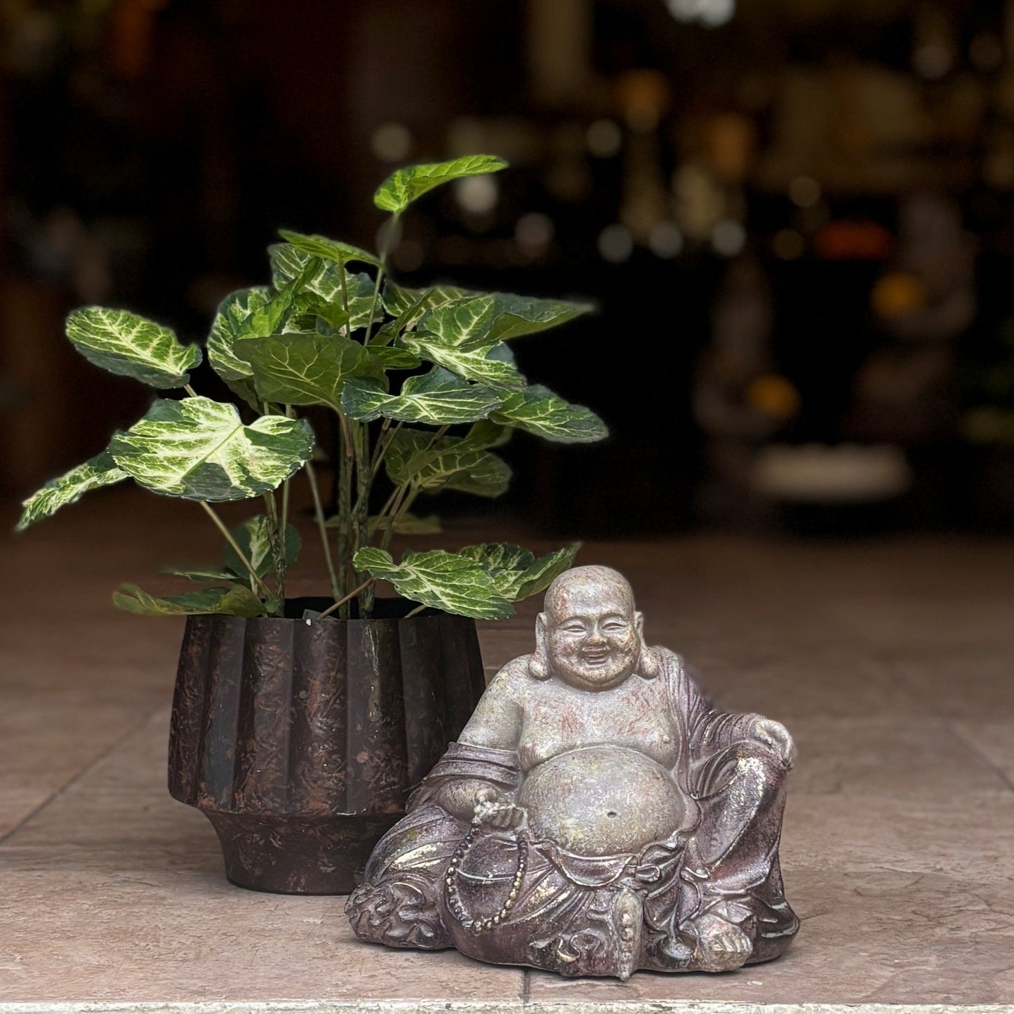 Laughing Buddha Sculpture