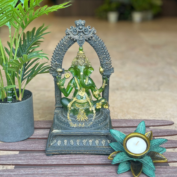 Antique Gold Ganesha