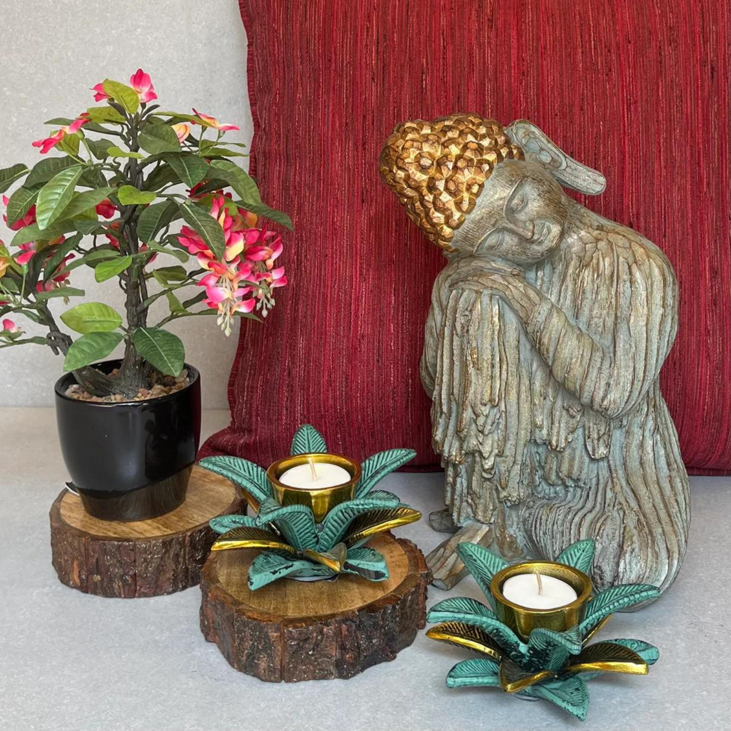 Resting Buddha Figurine