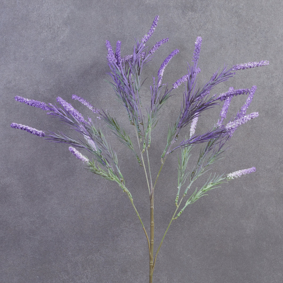 Artificial Wild Rush Stem Lavender - Set of 2 – texture and finish detail | INARA