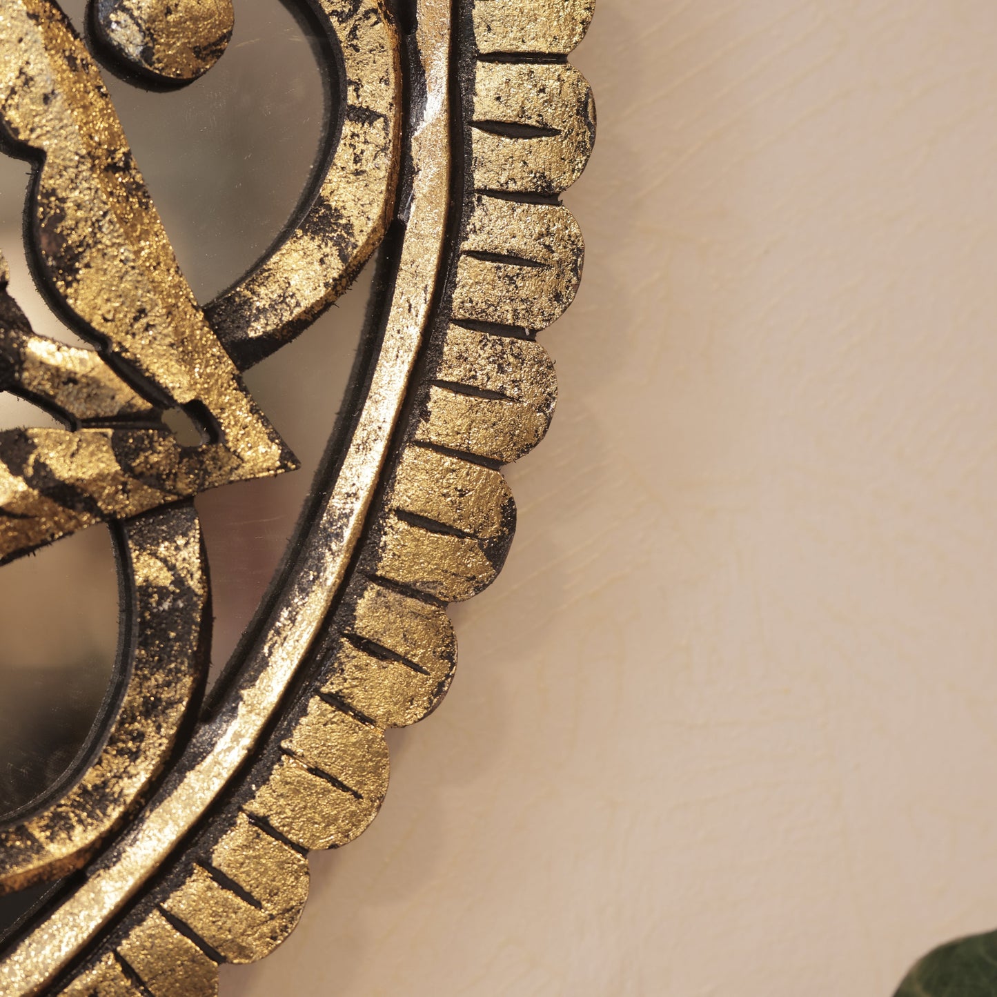 Wooden Carved Mirror Panel
