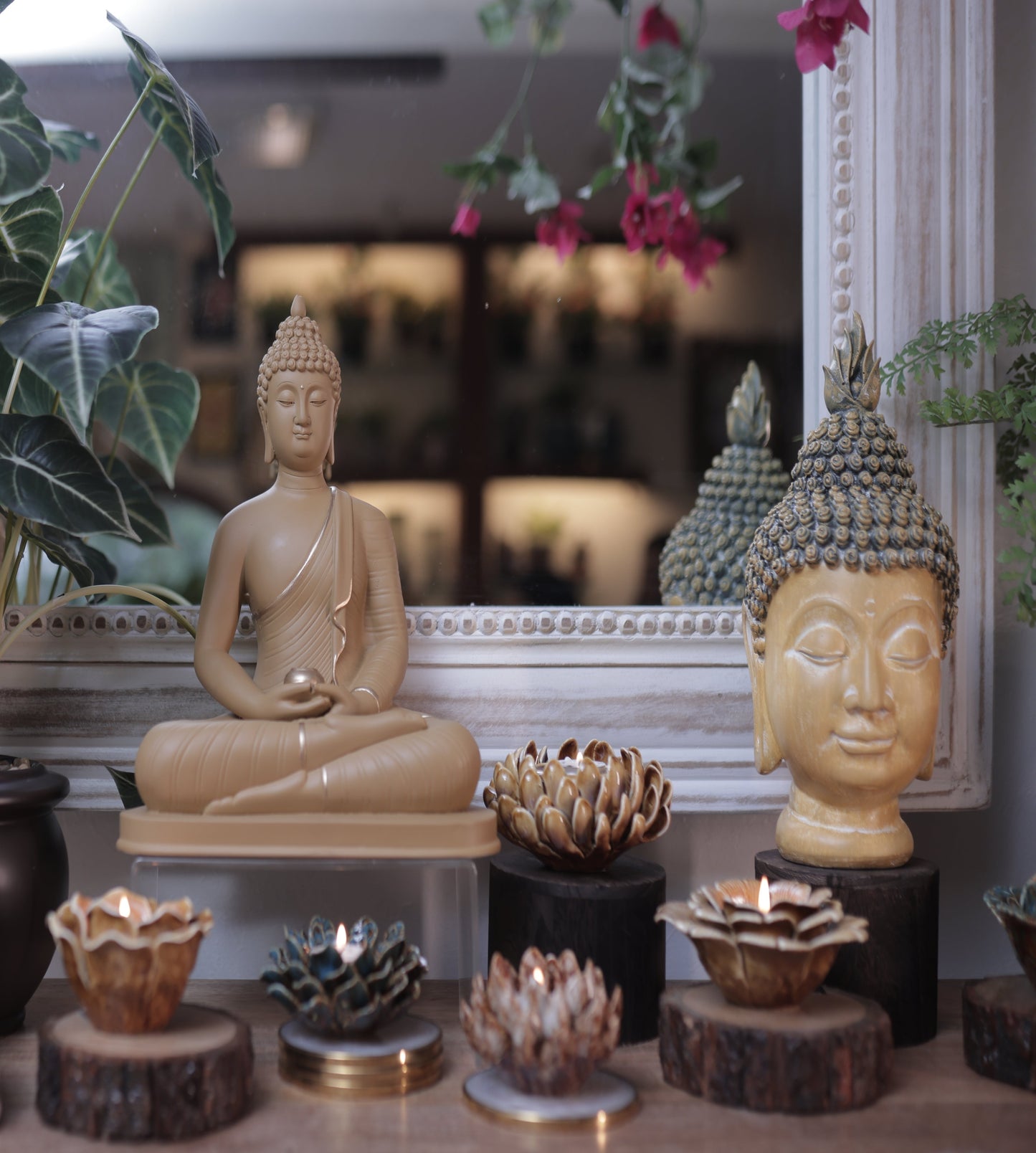Buddha Head Sculpture